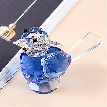 Happy blue birdさま Amazon.com: Waltz&F Crystal Bluebird of Happiness